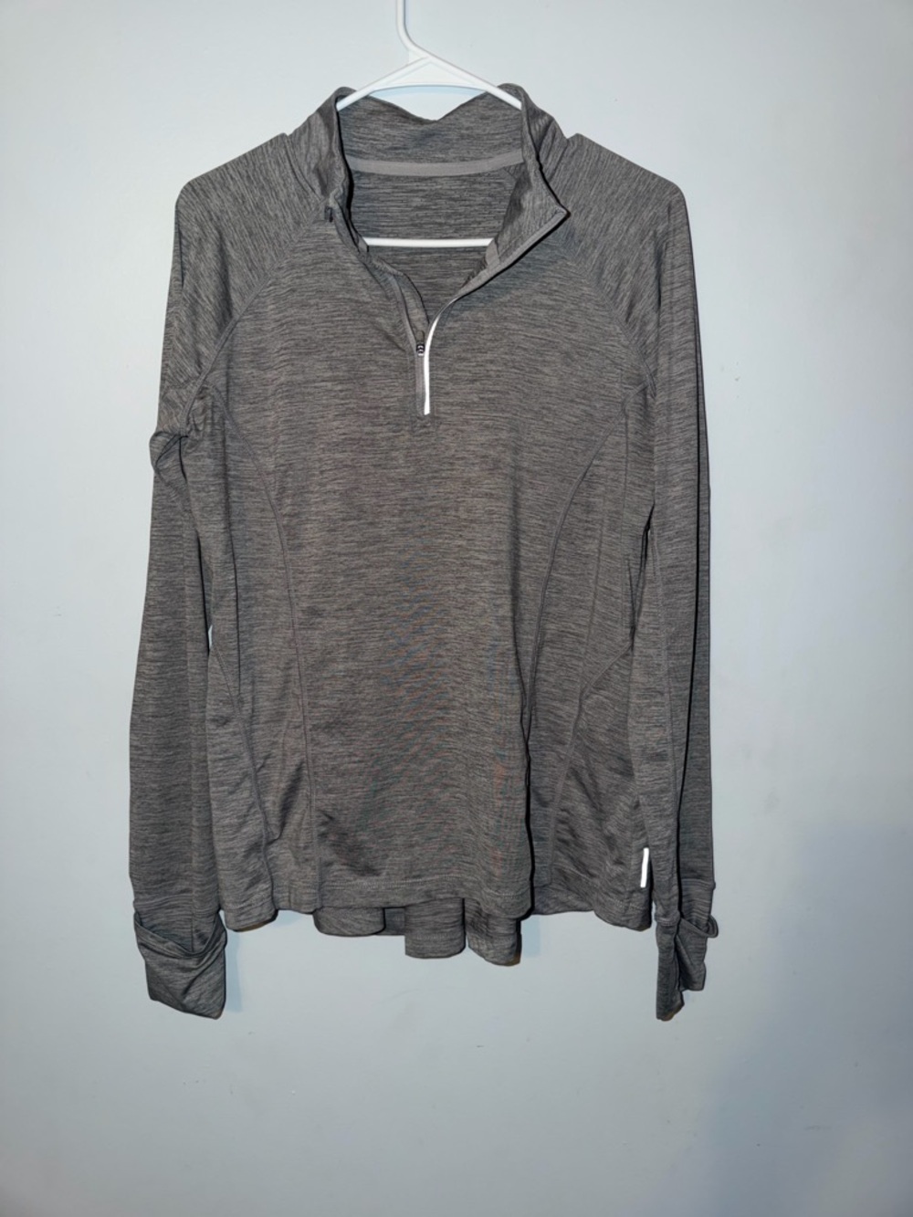 Mondetta Gray Quarter-Zip Quick Dry Performance Pullover